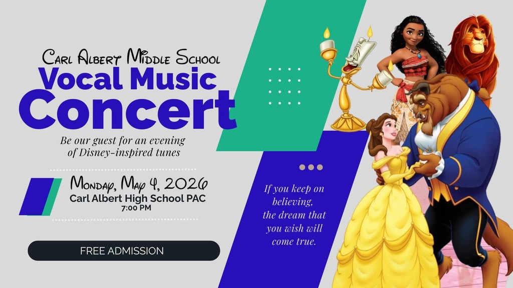 CAMS Vocal Misoc Spring concert May 4th.