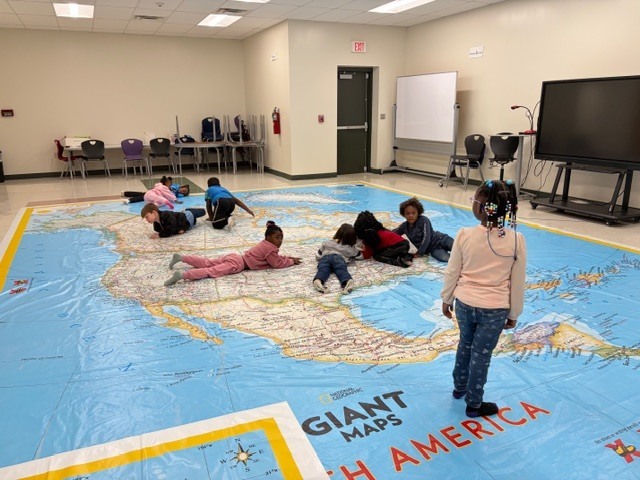 giant map prek
