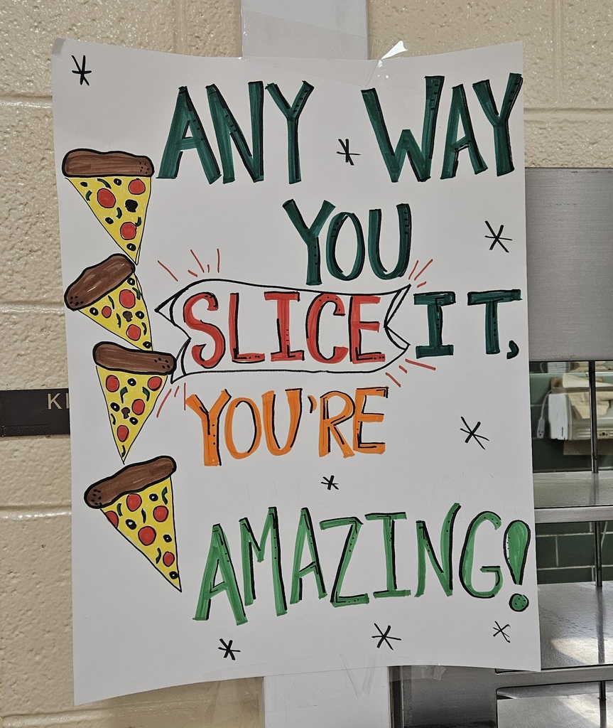 Students made posters and cards for the cafeteria staff at Barnes Elementary to celebrate School Lunch Hero Day.