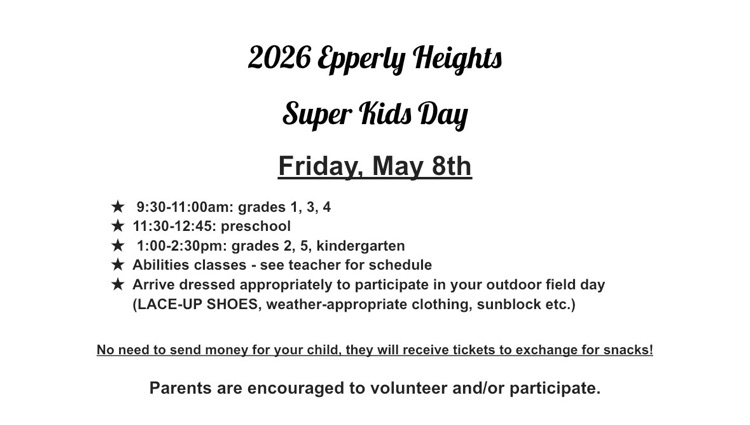 Super kids day infographic