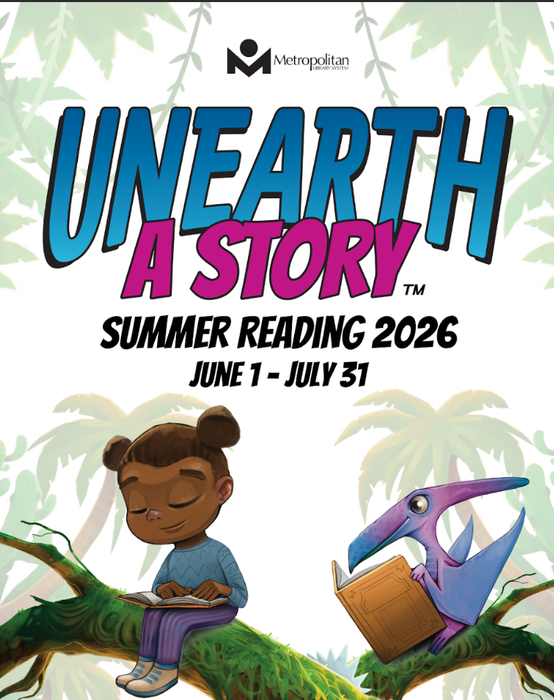 metropolitan library summer reading flyer