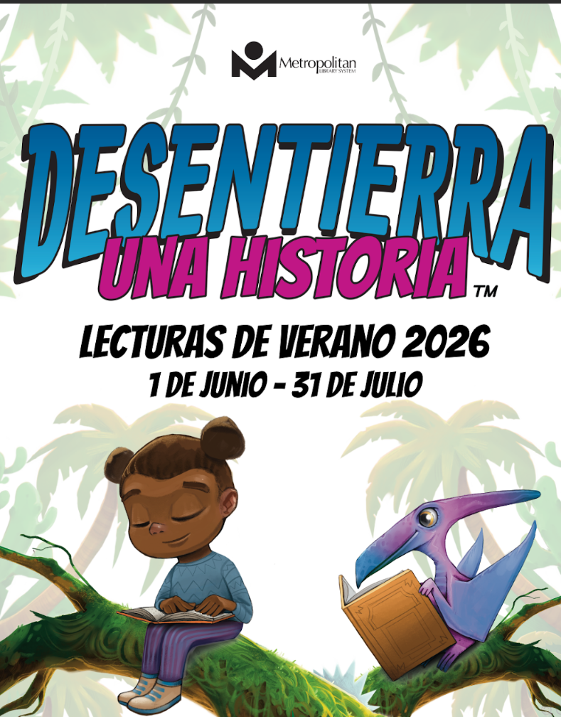 metropolitan library summer reading flyer spanish