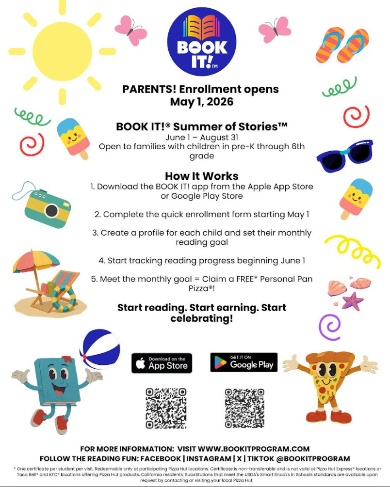 pizza hut summer reading