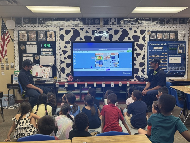 Del City Fire Department guest readers