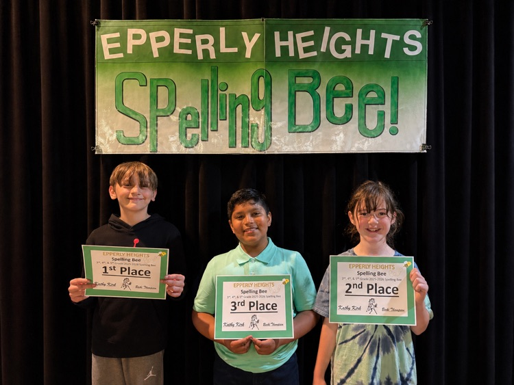 Epperly Heights 2026 spelling bee photos