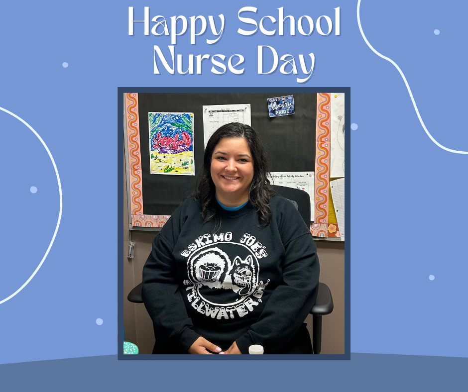 Shaina Lamb is the school nurse at Barnes Elementary.