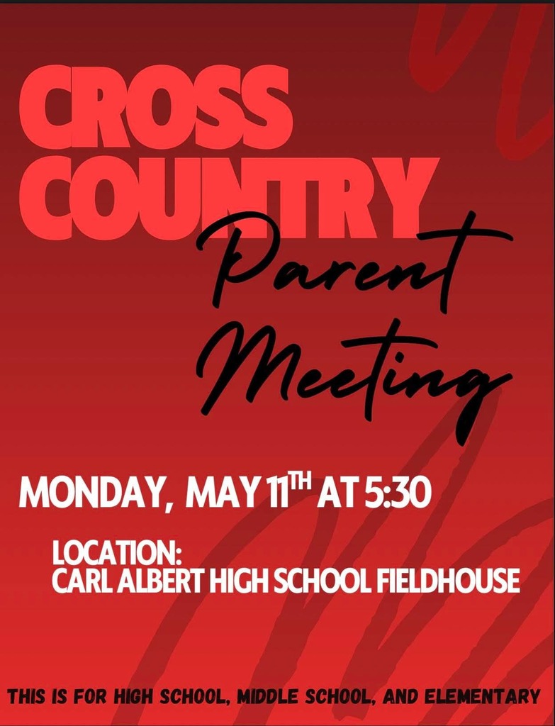 Cross Country parent meeting May 11th