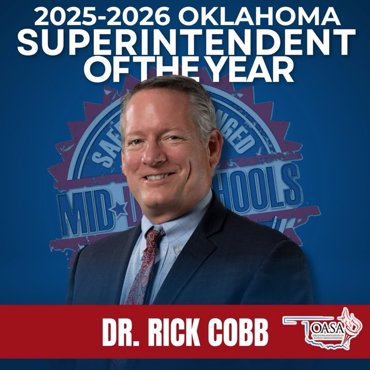 Dr. Rick Cobb has been named the state superintendent of the year