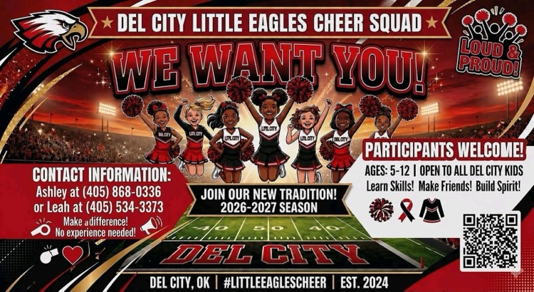 Del city cheer ages 5-12