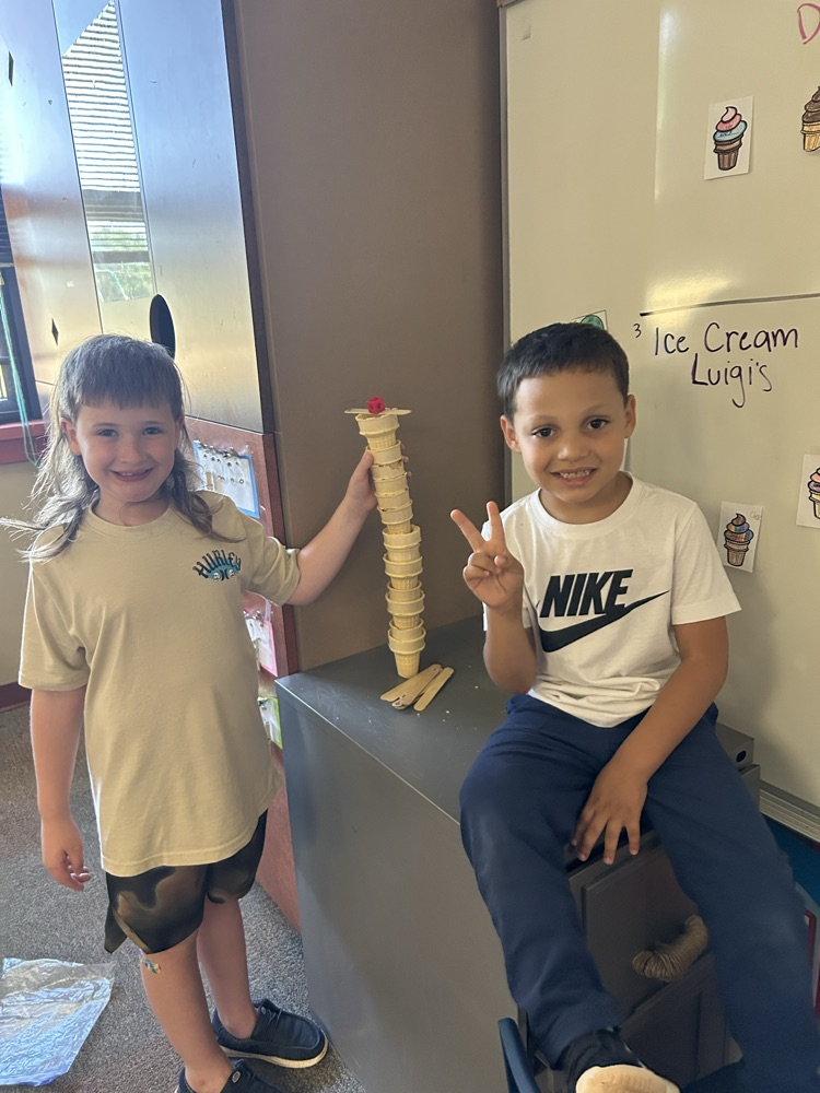 Ice cream week in Mrs. Shae’s class