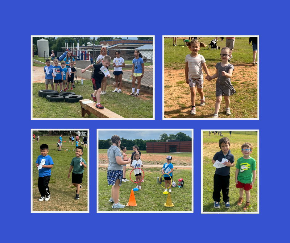 Students participate in Super Kids Day activities at Barnes Elementary.