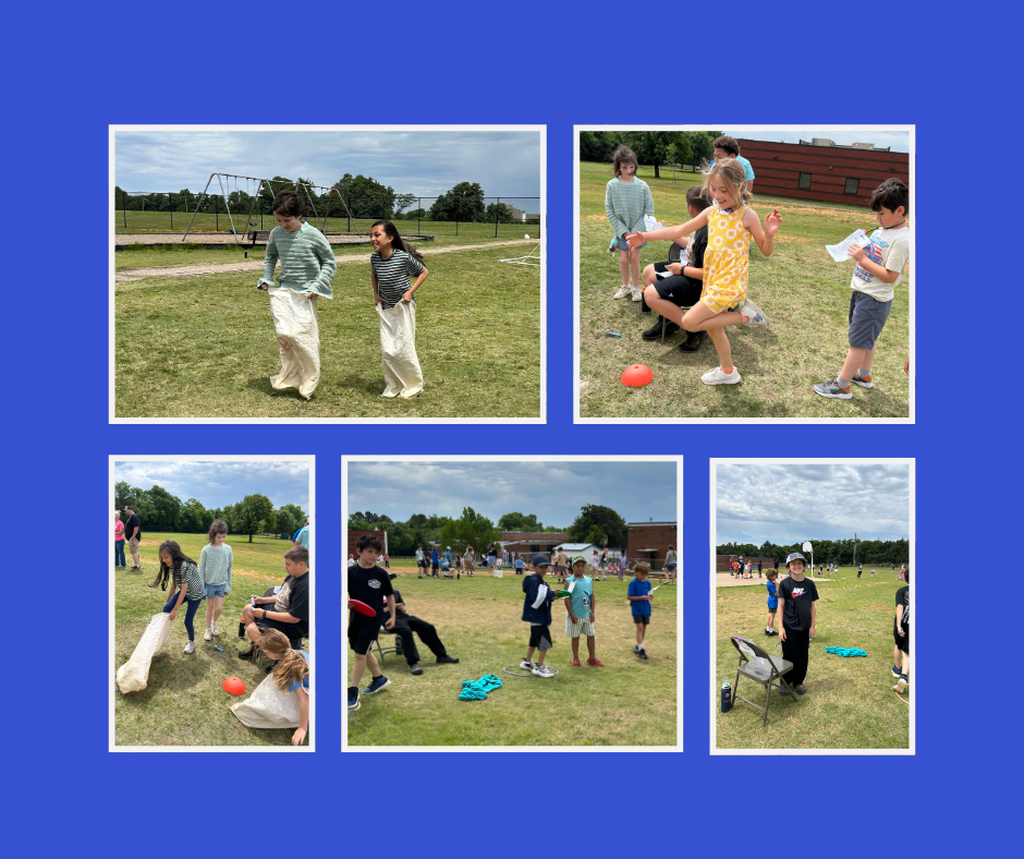 Students participate in Super Kids Day activities at Barnes Elementary.
