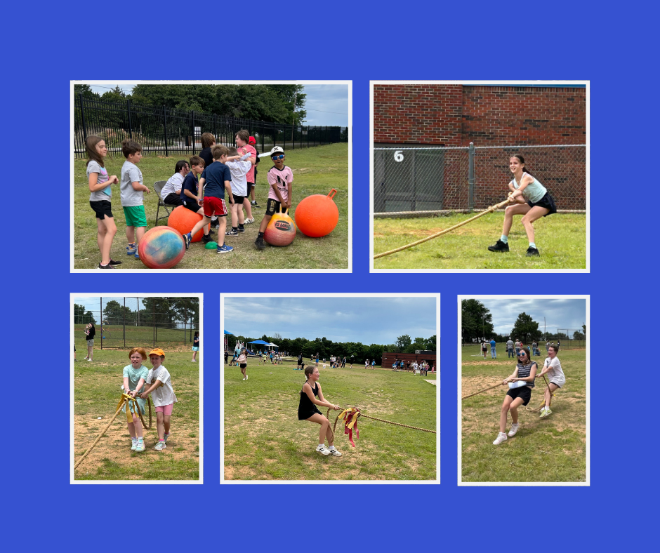 Students participate in Super Kids Day activities at Barnes Elementary.