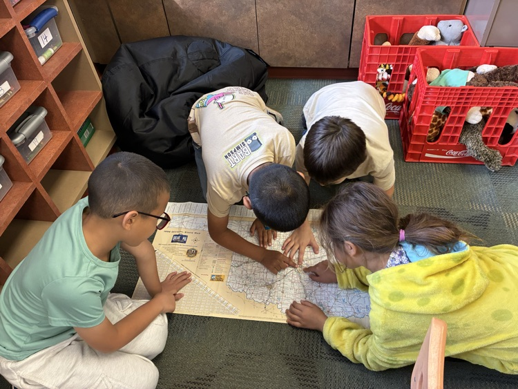 map skills in second grade