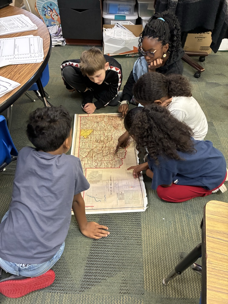 map skills in second grade