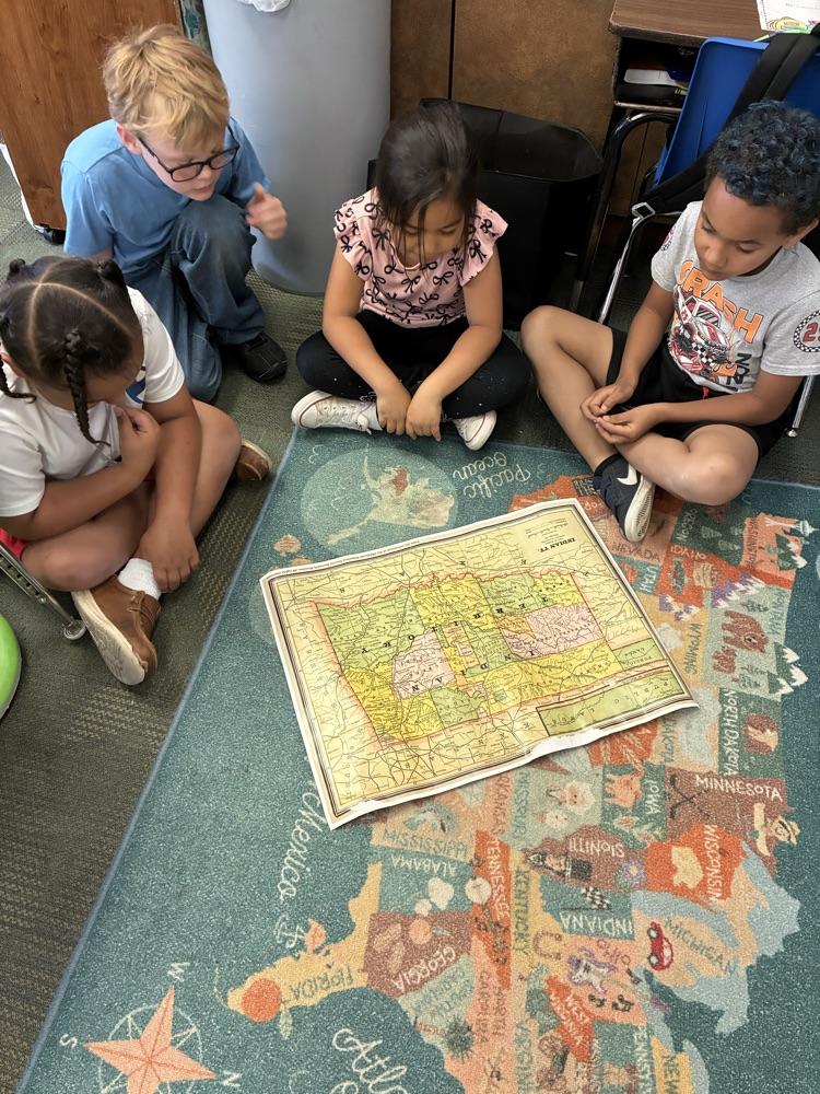 map skills in second grade