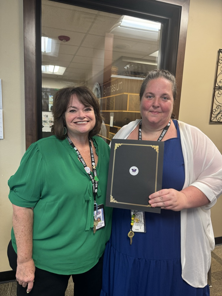 Mary Bannister foundation teacher of the month