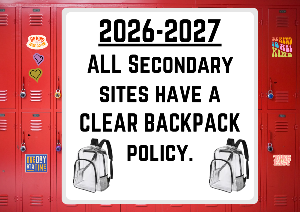 Clear backpack policy