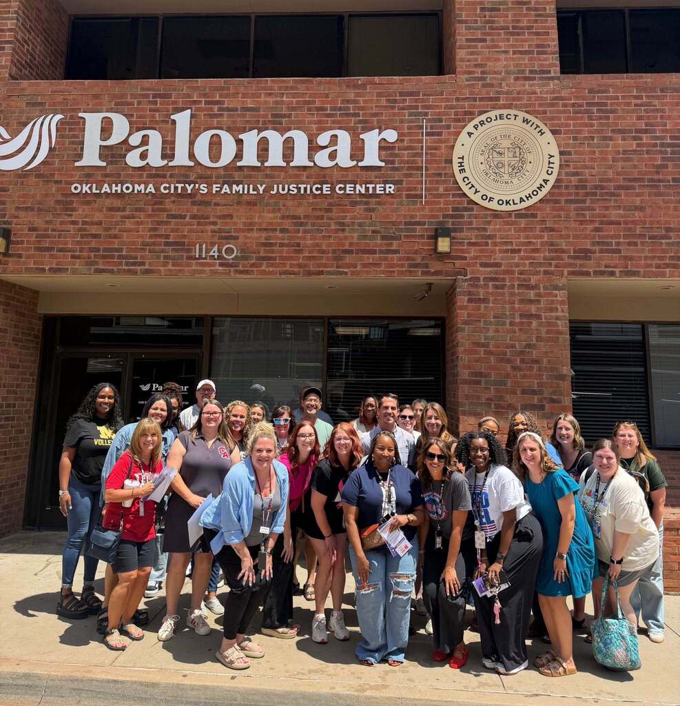 Our secondary counselors spent today learning, collaborating, and strengthening the support we provide for our students and families.  This morning’s retreat included professional learning and a meaningful visit to the Palomar Family Justice Center, where our team learned more about the incredible resources available to many Mid-Del families. We were also proud to reconnect with two Mid-Del graduates who are now serving our community at Palomar and graciously hosted our team. We appreciate the partnership and look forward to welcoming the Palomar team as they join our elementary counselors on Monday. Together, we’re building stronger connections and supporting every student and family. #mdpurpose #ChooseMidDel #onedistrictonefamily