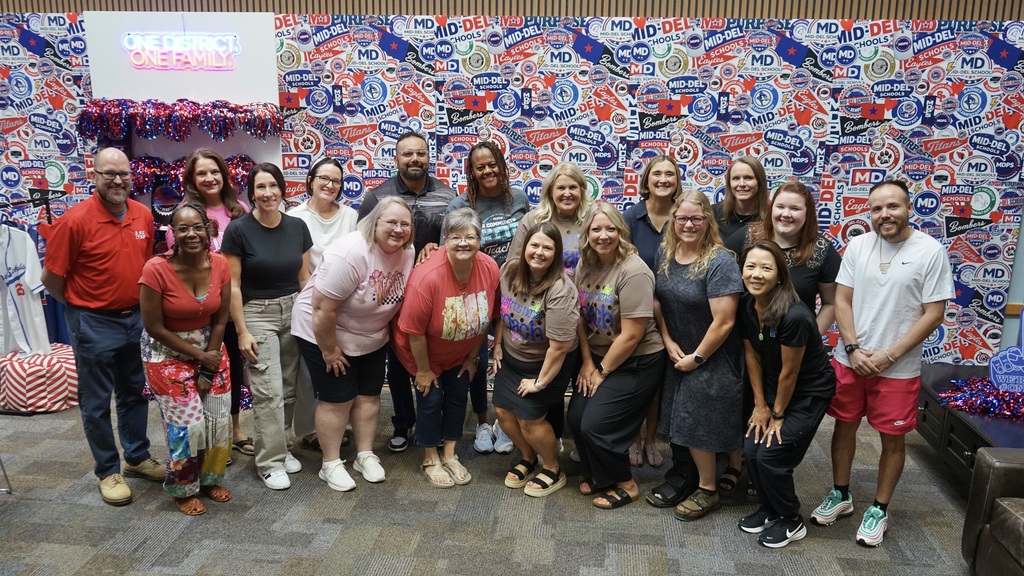 📚✨ Our Instructional Coaches are officially back and ready for an amazing school year!  Today, our coaching team came together to collaborate, share best practices, and explore strategies that will help support our educators throughout the 2026–2027 school year. By investing in our teachers, we're investing in every student's success.  We're excited to see the impact this incredible team will make as they partner with staff, inspire growth, and help create exceptional learning experiences across Mid-Del.  Here's to a great year of learning, collaboration, and the #MidDelExperience! ❤️💙  #ChooseMidDel #OneDistrictOneFamily #BackToSchool #InstructionalCoaches #GrowingTogether