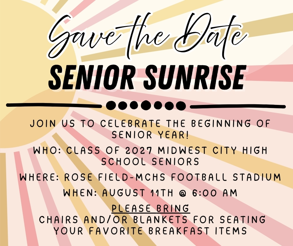 Senior sunrise- Rose Field- 6am- August 11