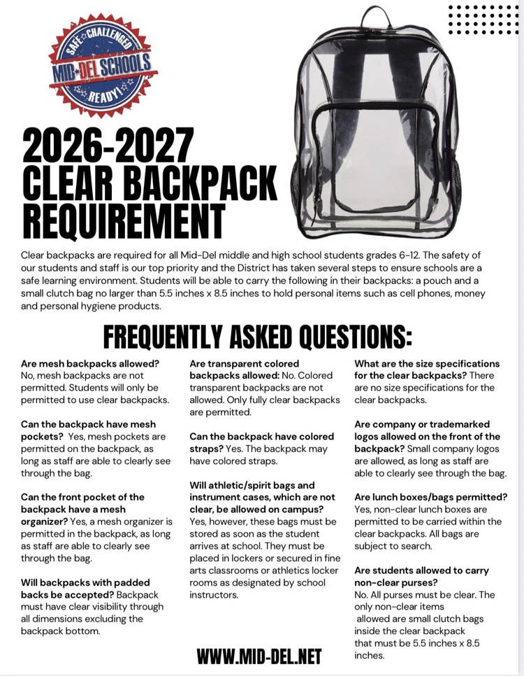 clear backpacks 
