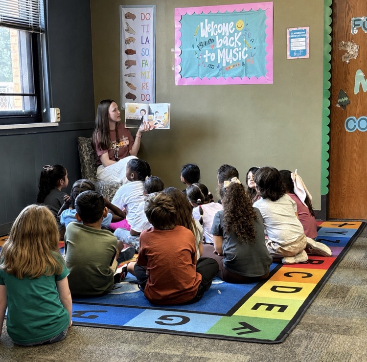 Music class, first day of school 