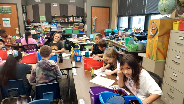 third grade, first day of school
