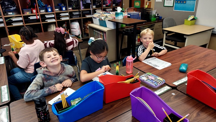 third grade, first day of school