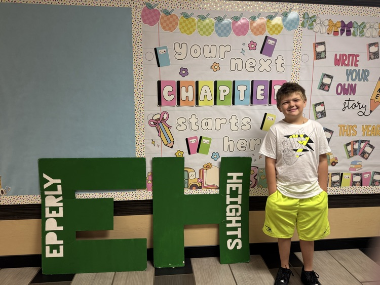 4th grade, 1st day of school 