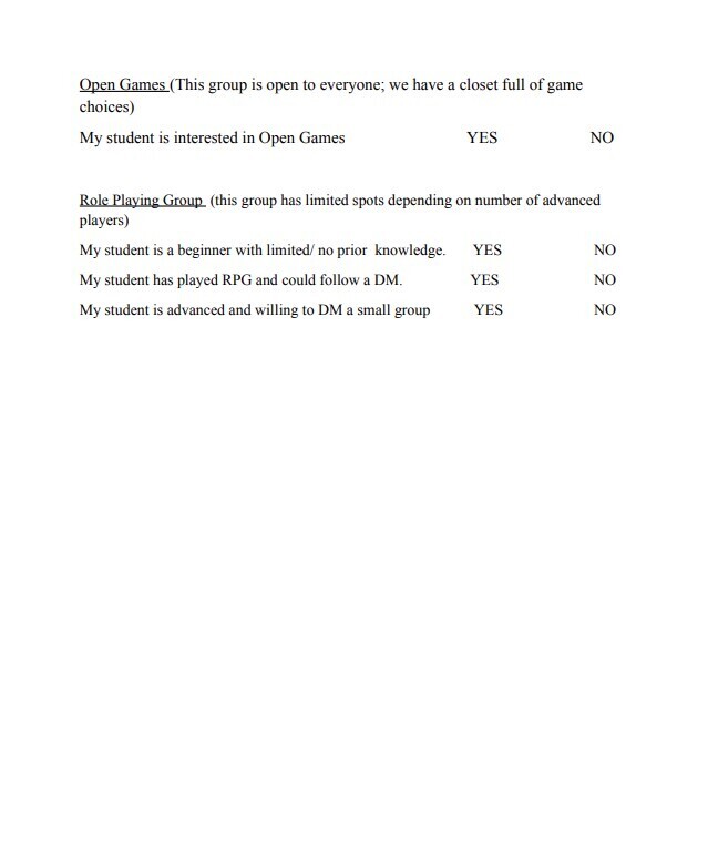 Table Top Titan Club Info