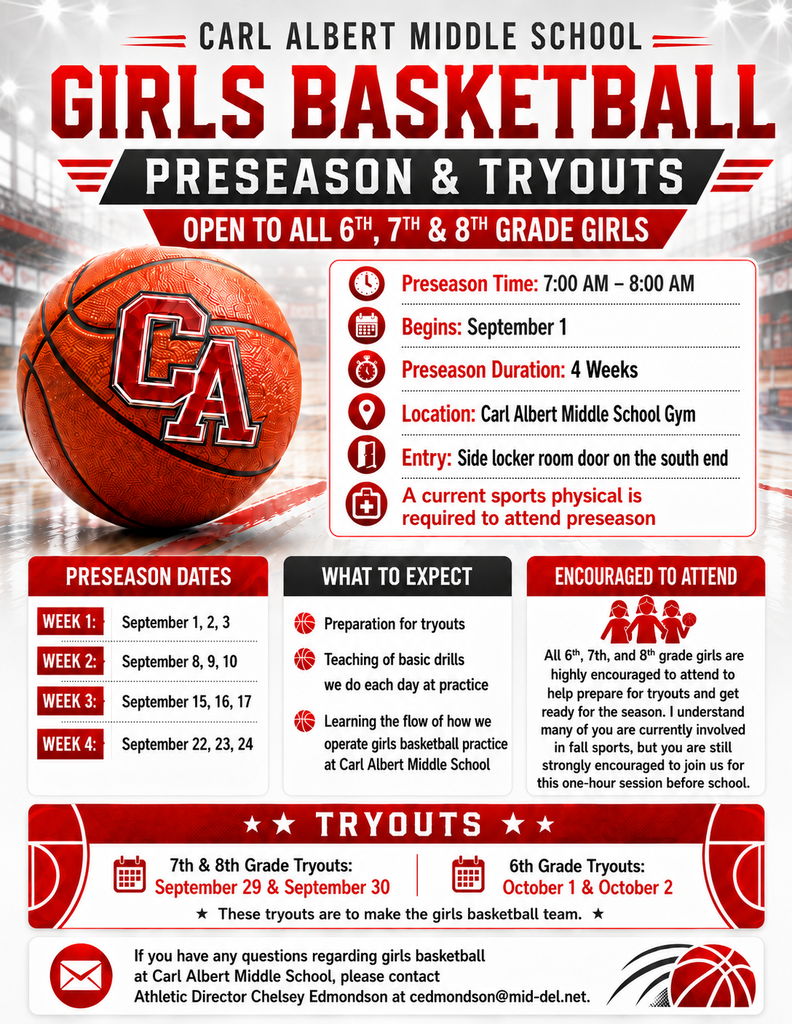 Girls Basketball Pre-season info