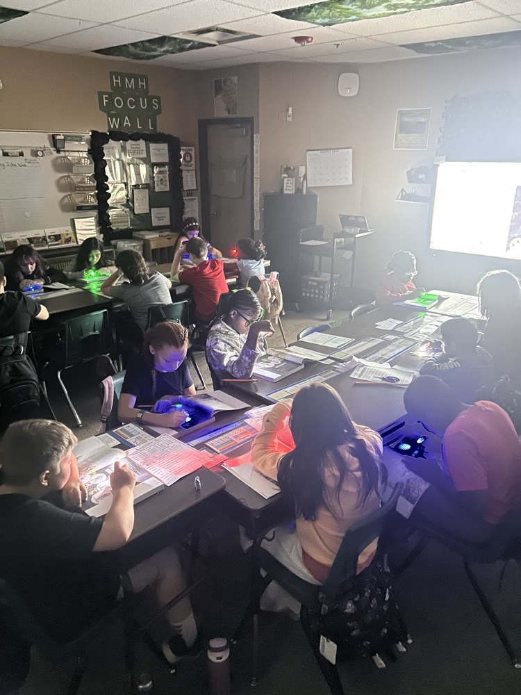 fifth grade reading in the dark