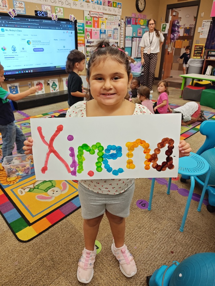 Pre-K name practice