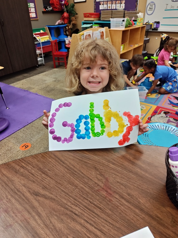 Pre-K name practice