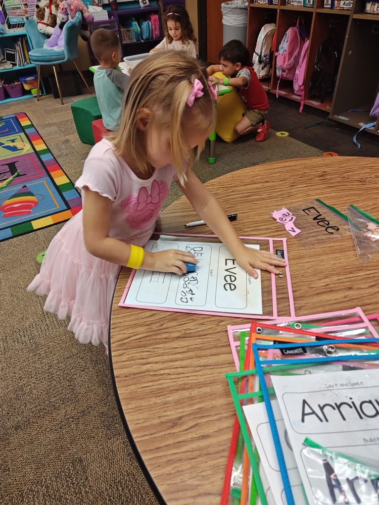 Pre-K name practice