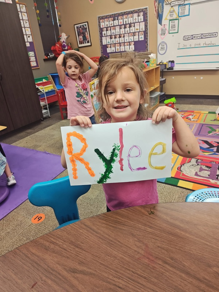 Pre-K name practice