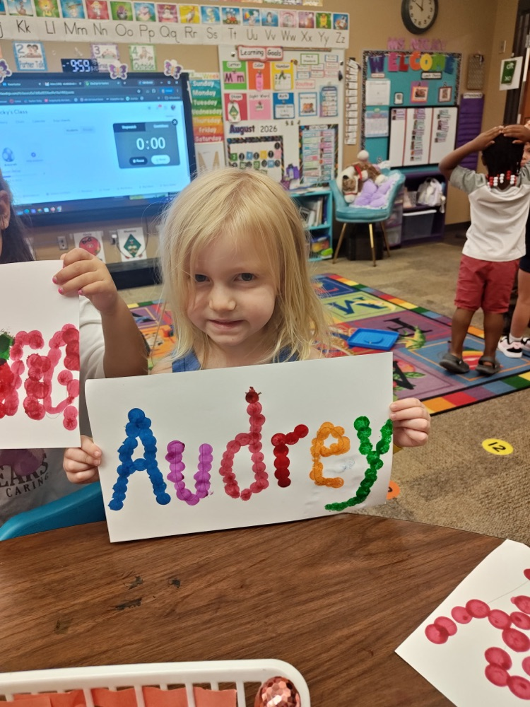 Pre-K name practice