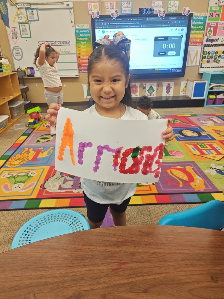 Pre-K name practice