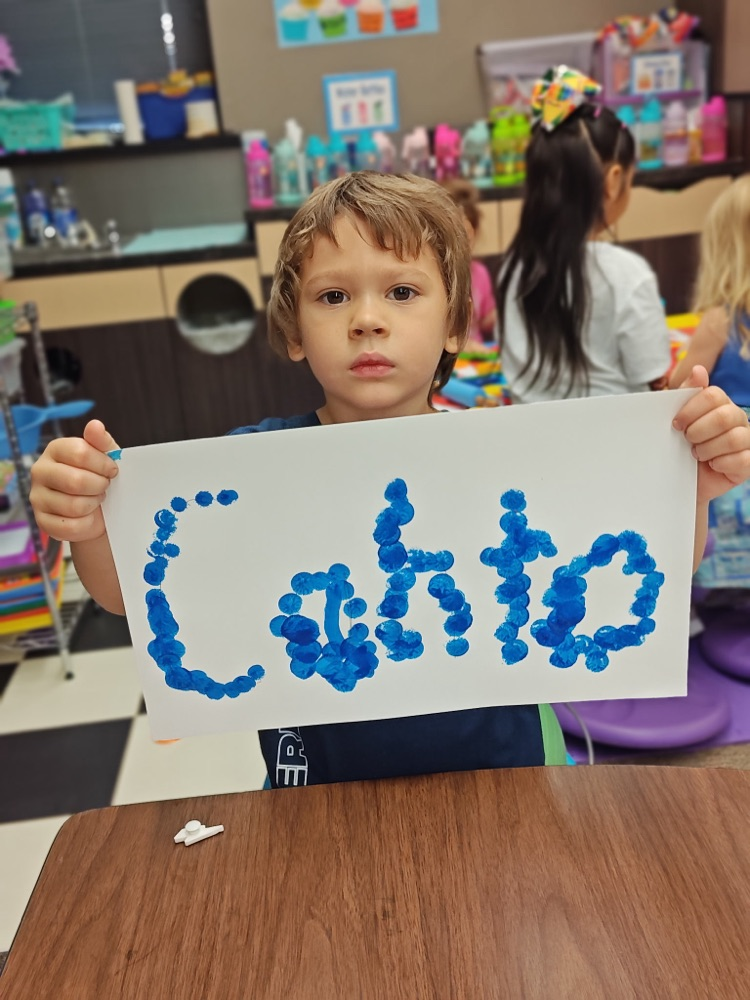 Pre-K name practice