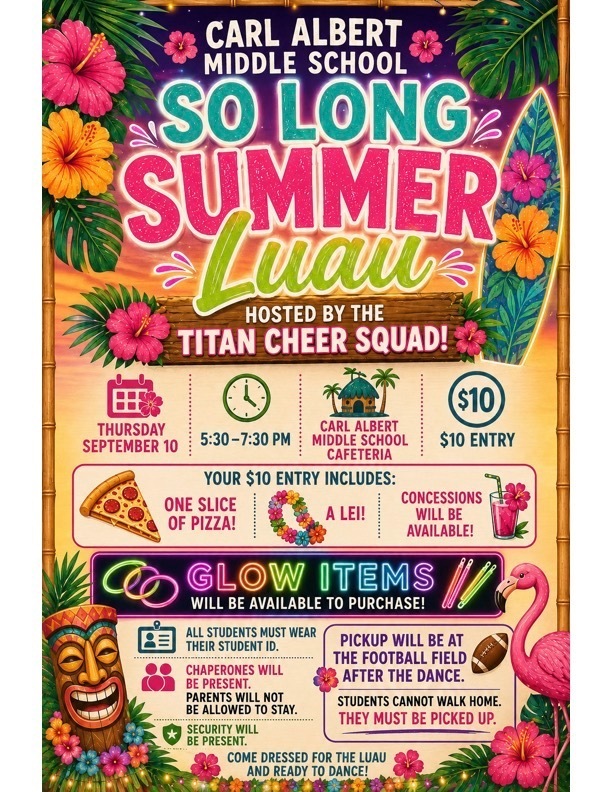 So Long Summer Dance sponsored by CAMS Cheer