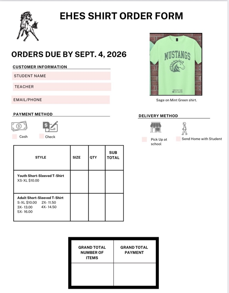 Tshirt Order
