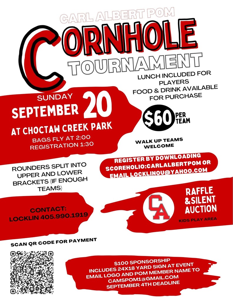 CA Pom Cornhole tourney September 20th Sign Up now