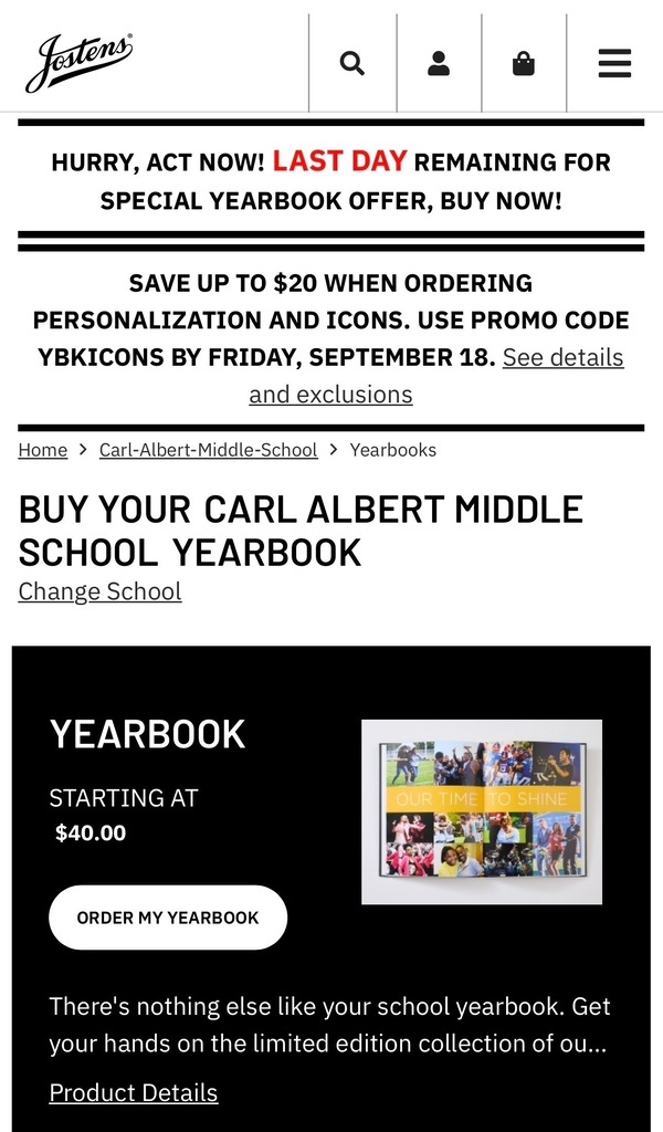 Yearbook Order