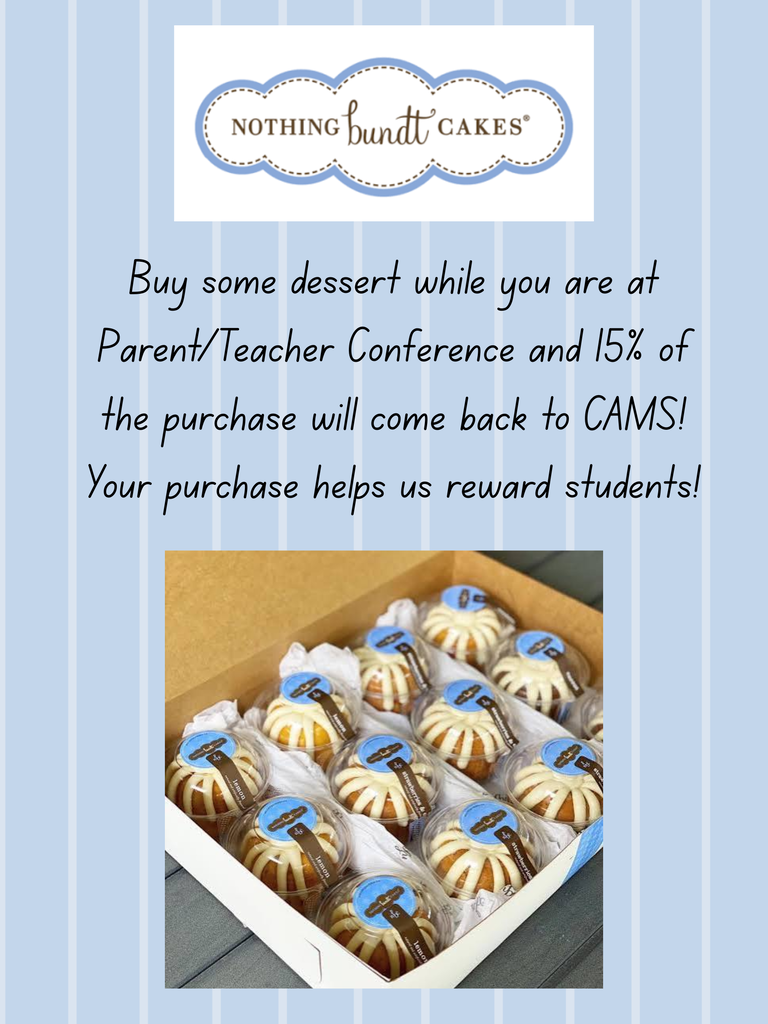 Nothing Bundt Cakes at Parent Teacher Conferences