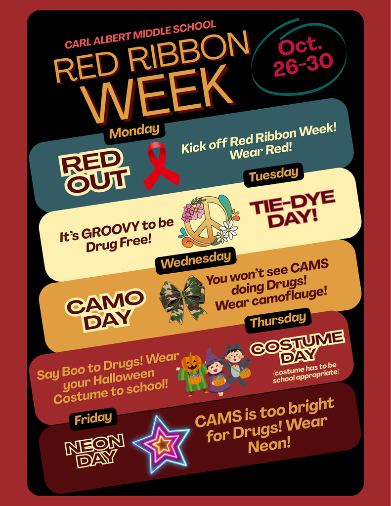 CAMS Red Ribbon Week Dress Up Days