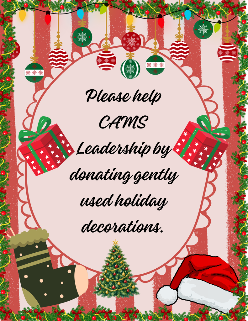 Donate gently used holiday decorations to CAMS