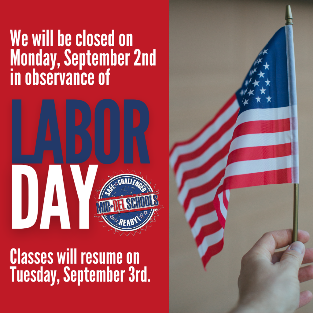 We will be closed in observance of Labor Day