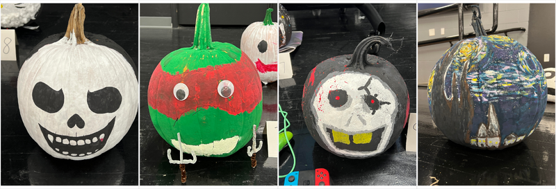 Vampire Ghost, TMNT Raphael, Scarface, Starry Night(2nd place winner)