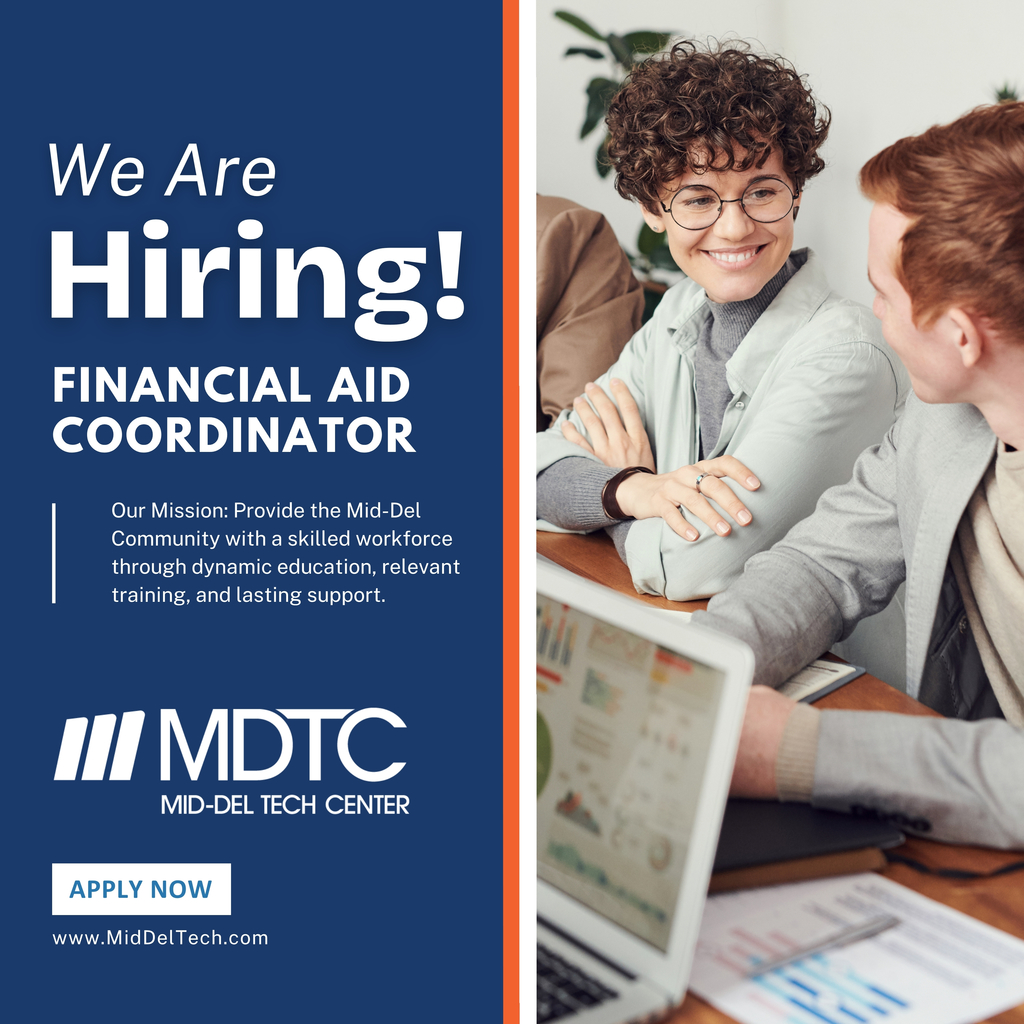 Ad for Financial Aid Coordinator